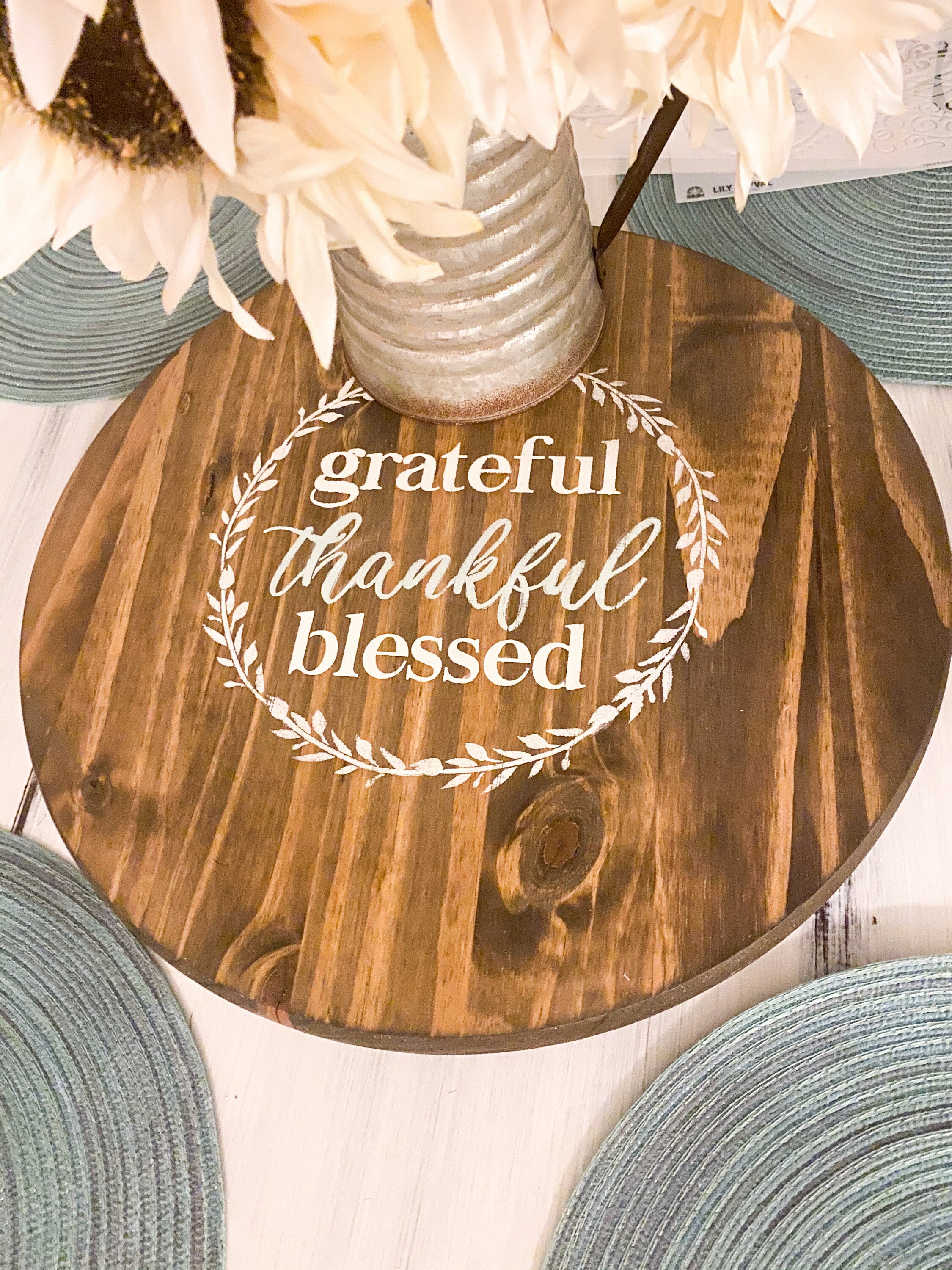 Lazy Susan Home Decor Tabletop Gift Farmhouse Beach Etsy