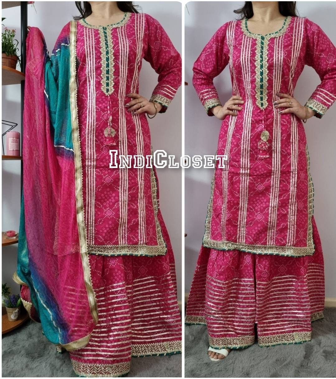 Bandhani dress shop piece