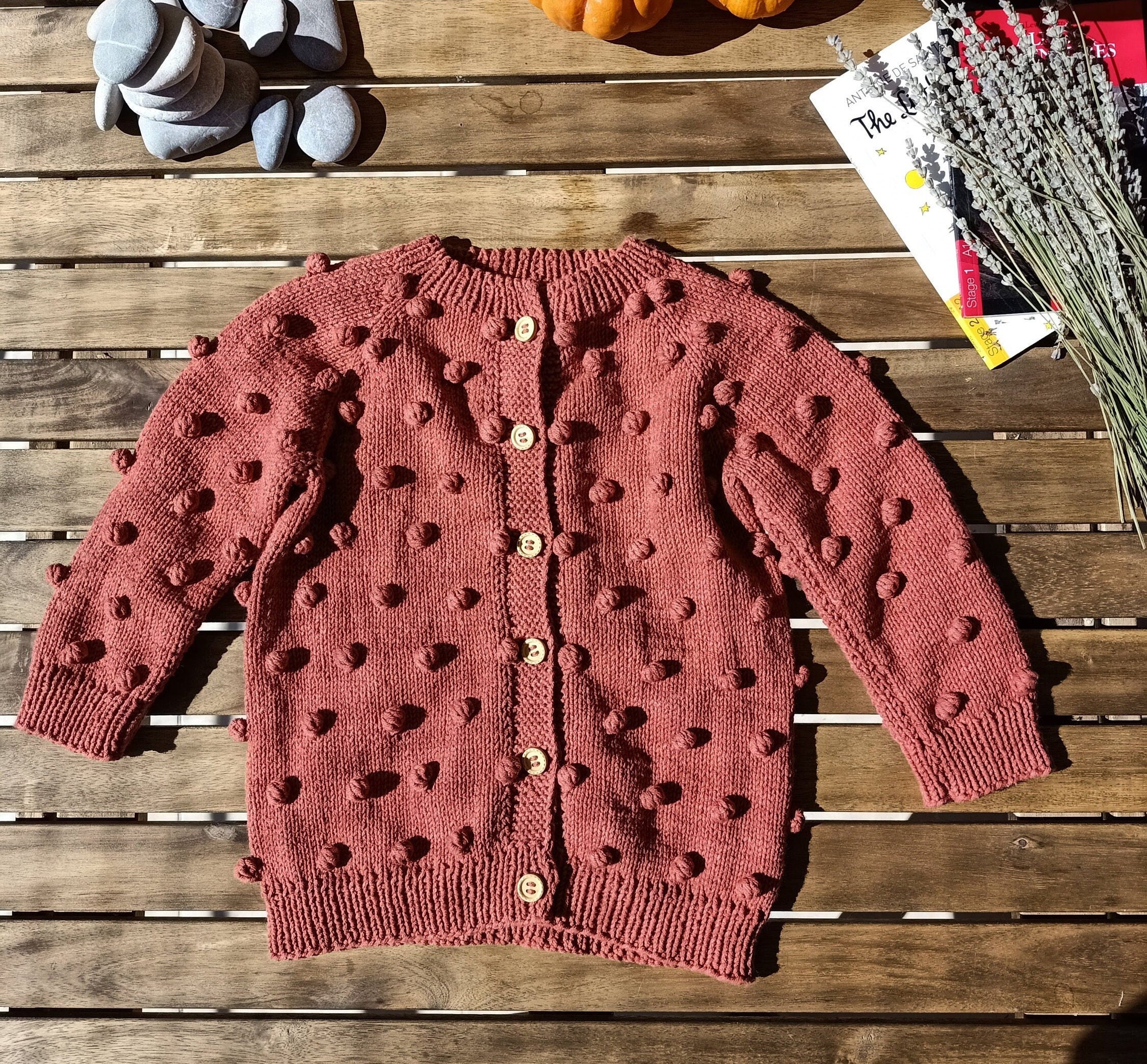 Popcorn Cardigan - Etsy