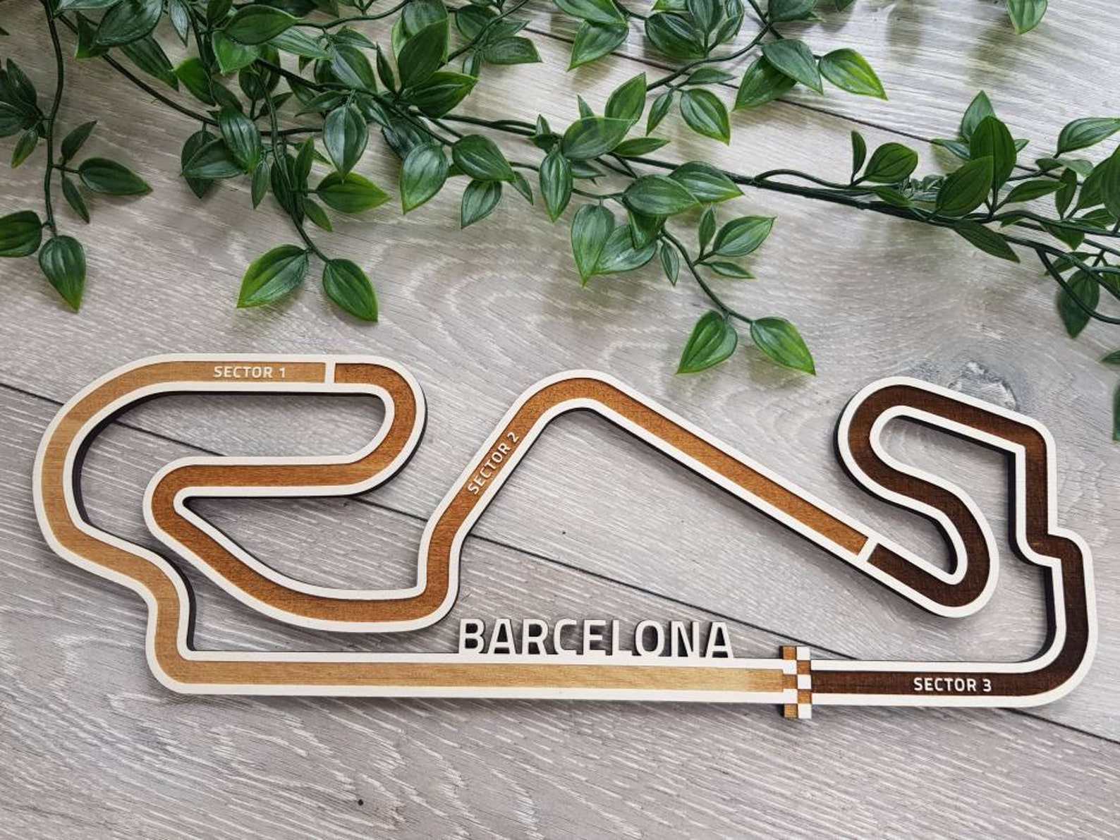 F1 Barcelona Race Track Wall Art/decor Etsy UK