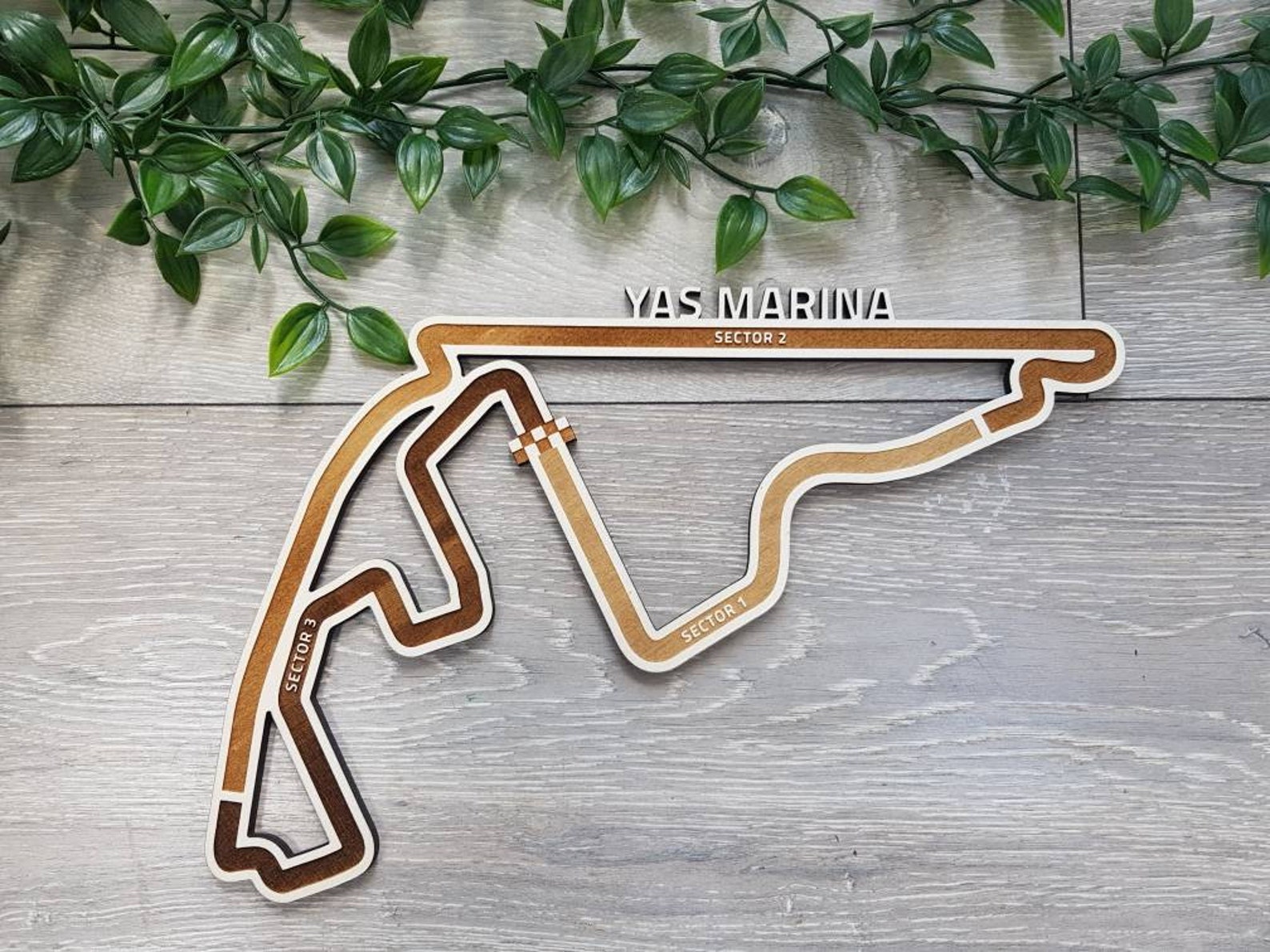 F1 Yas Marina Race Track Wall Art/decor Etsy UK