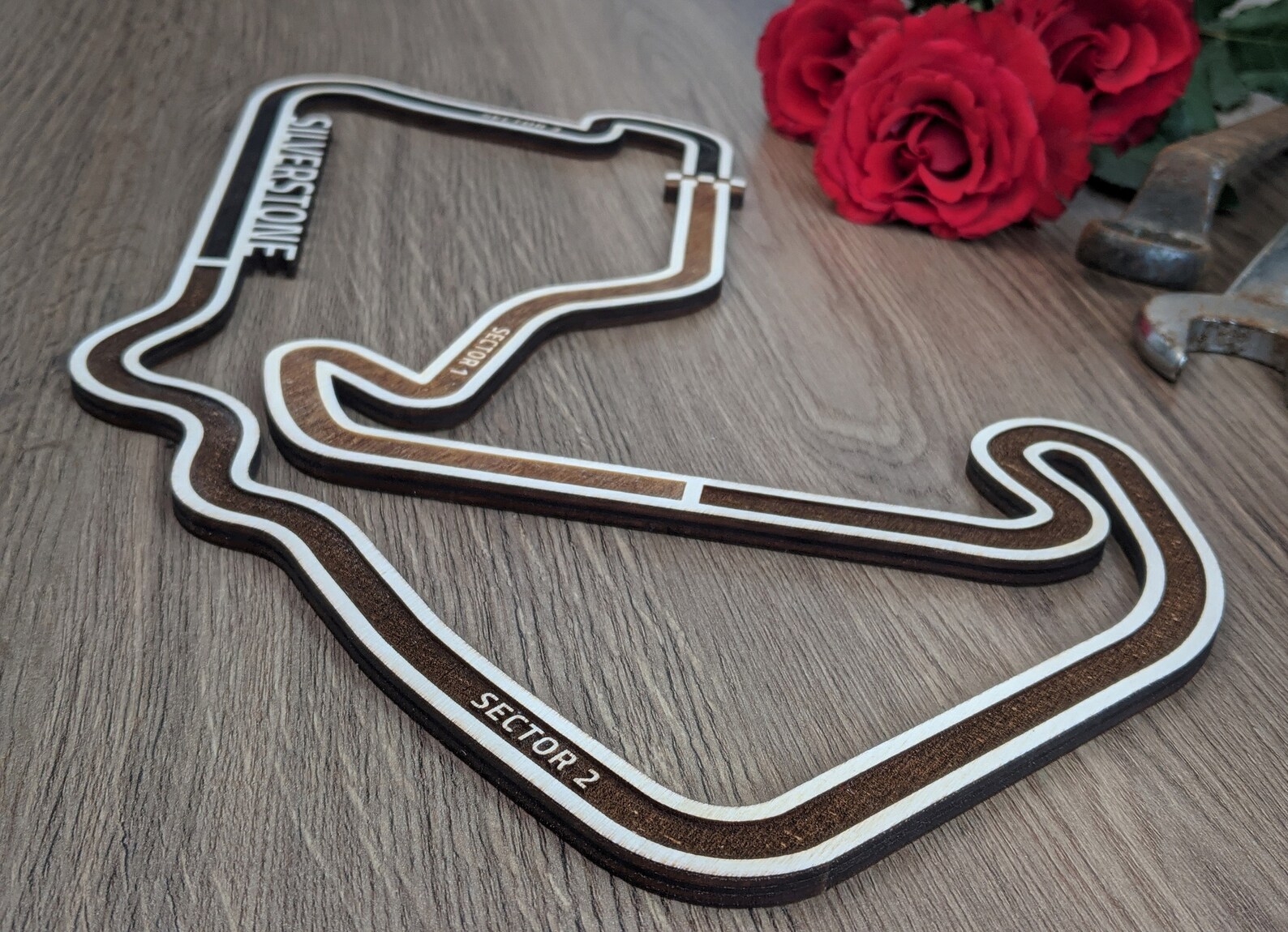 F1 Silverstone Track Wall Art/Decoration Etsy