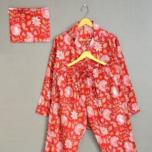 Red Floral Pajama 