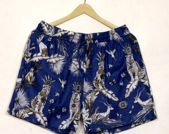 Wholesale Cotton Pajama Shorts: Hand Block Print Boho Sleepwear