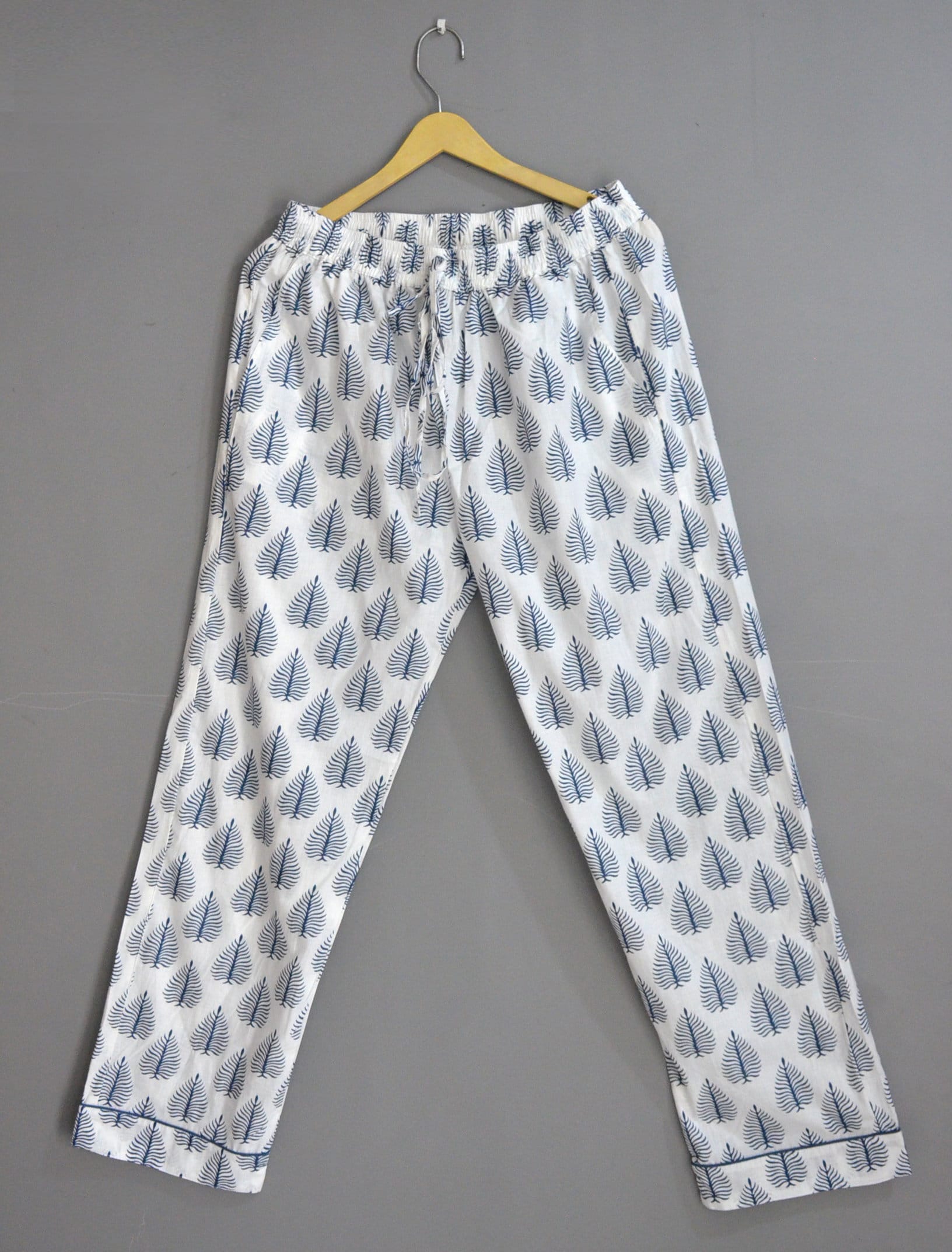 Cotton Block Printed Pajama Set