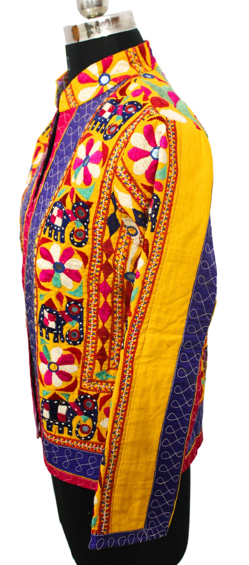Banjara Jacket Duster Bohemian Long Jacket Embroidered Coat Indian Handmade Vintage Jacket handmade mirror unisex boho hippie
