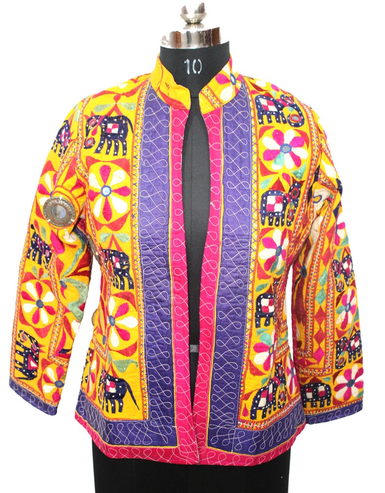 Banjara Jacket Duster Bohemian Long Jacket Embroidered Coat Indian Handmade Vintage Jacket handmade mirror unisex boho hippie