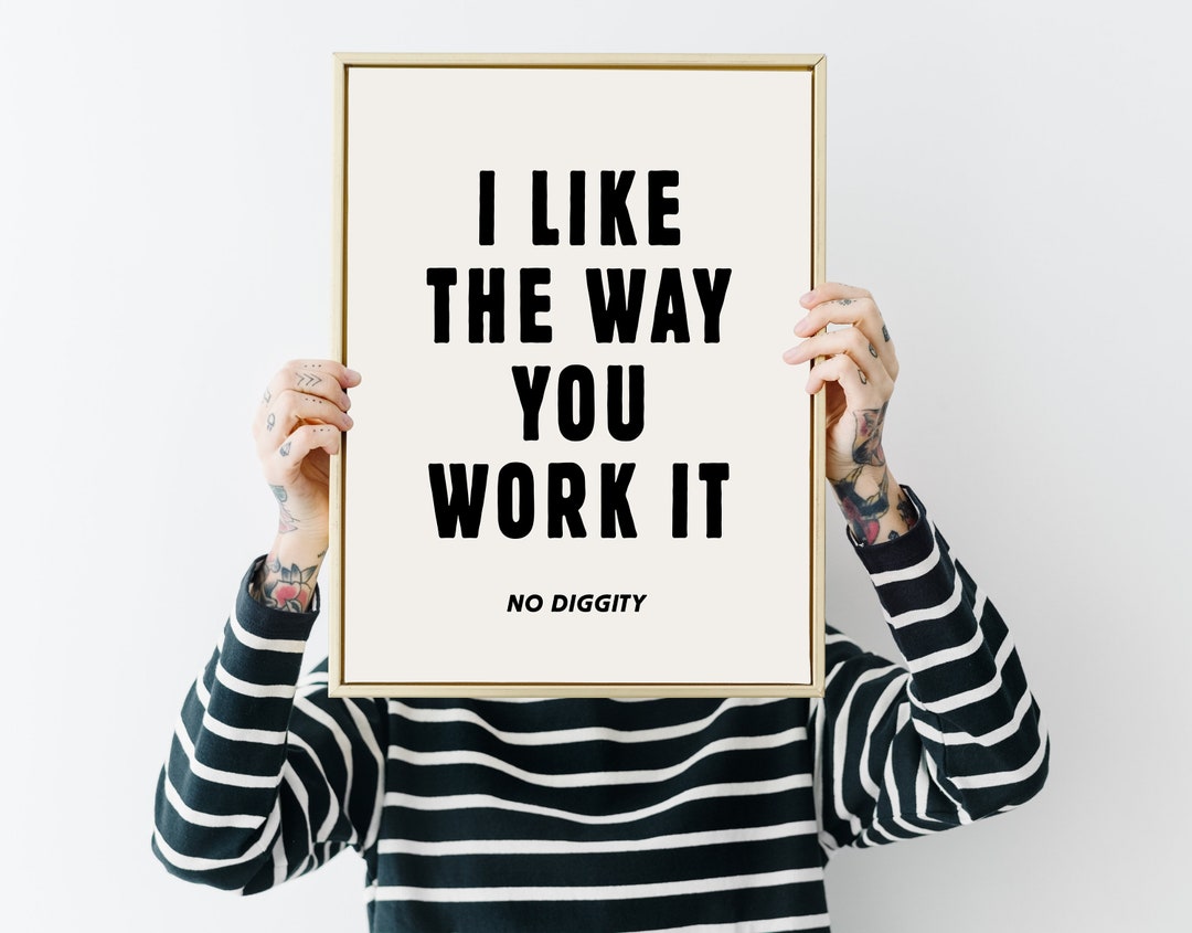 I Like The Way You Work It No Diggity