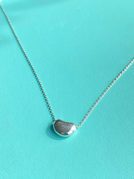 Tiffany & Co. Bean necklace by Elsa Peretti sterli