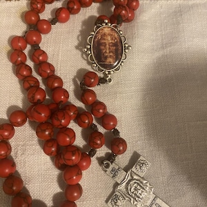 Rosary of the Holy Face of Jesus – Inspired by the Shroud of Turin - Gift Catholic Christ
