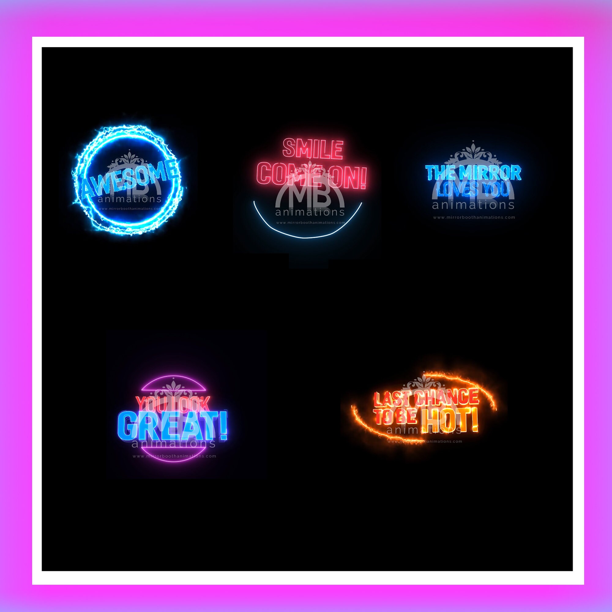 FX Set Mirror Booth Animations. FX Set Photobooth Mirror Booth ...