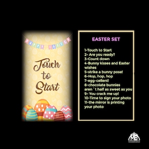 Easter Set Mirror Booth animation