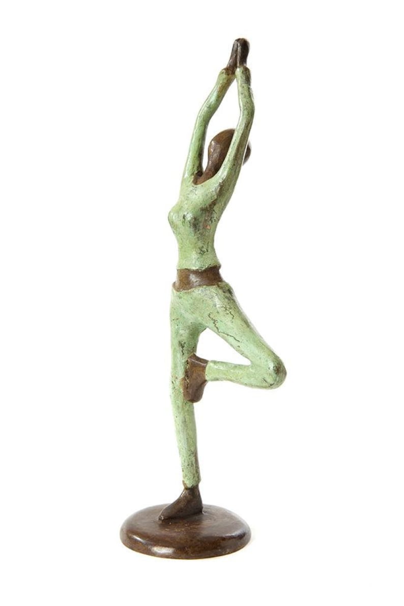 Bronze Yoga Tree Pose