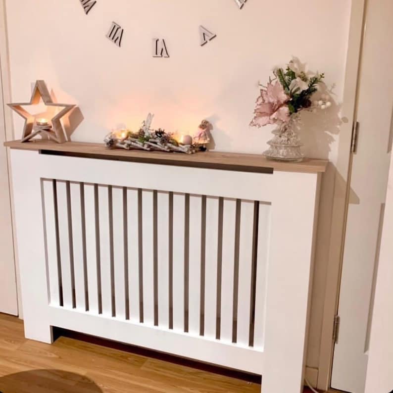 Oak Top Custom Radiator Cover - Etsy UK