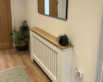 100% Solid Oak-top Radiator Covers - Etsy UK