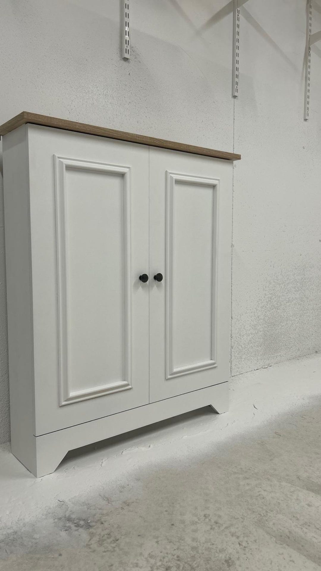 Handmade MDF Electric Meter Cupboard | Bespoke Cabinet With Oak Venner ...