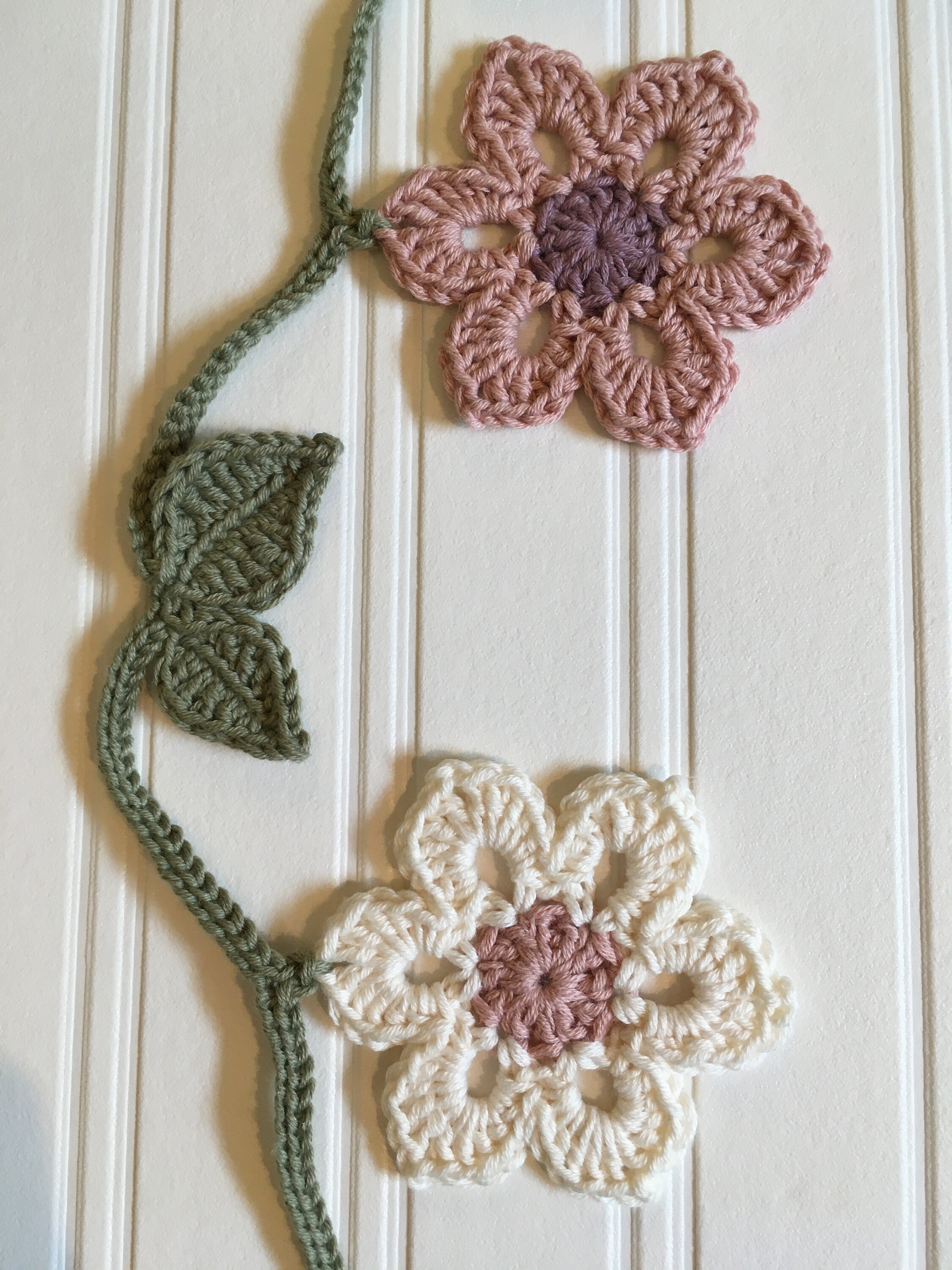 Crochet Flower Garland Bunting Etsy