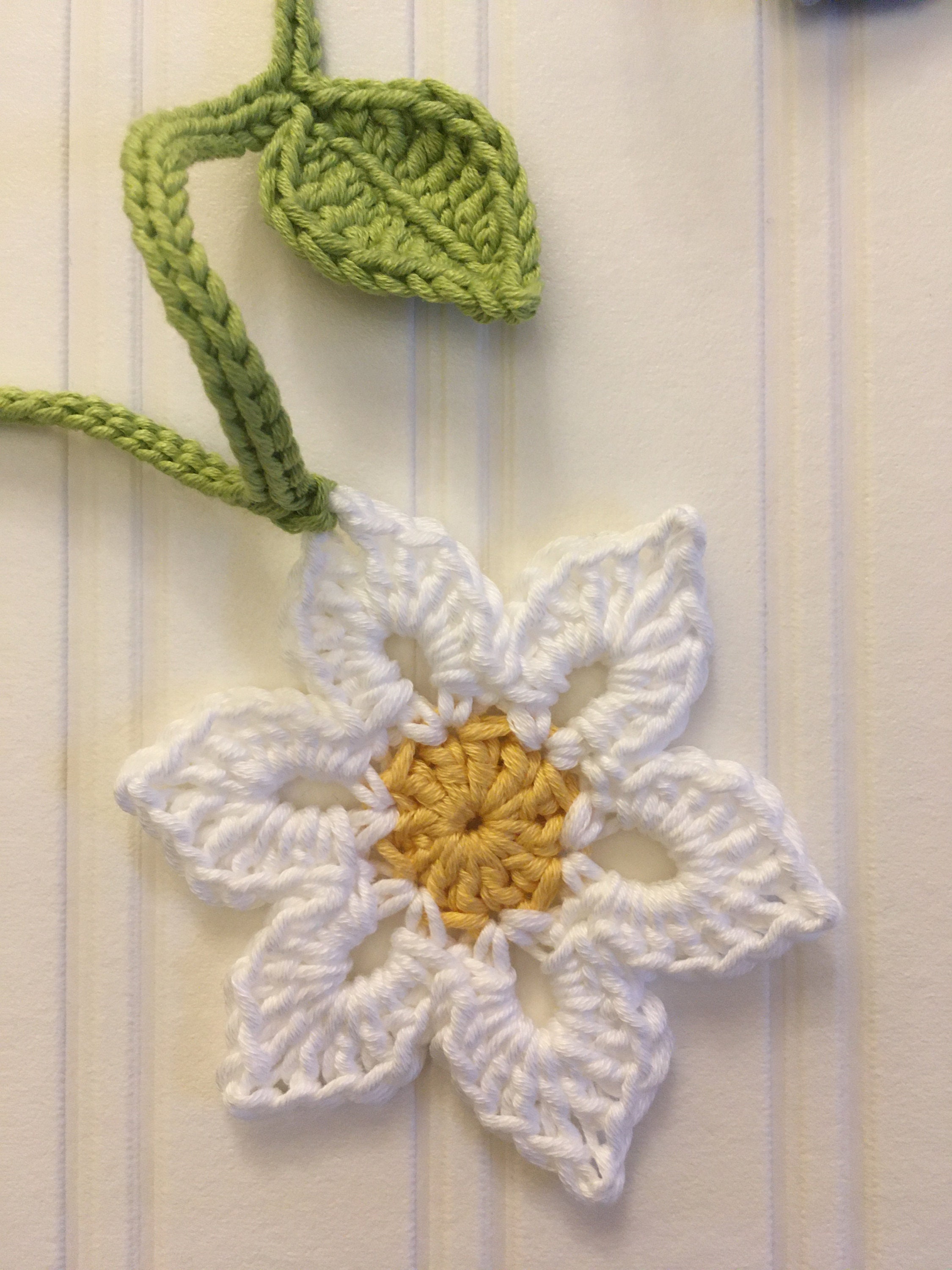 Crochet Flower Garland Bunting Etsy UK