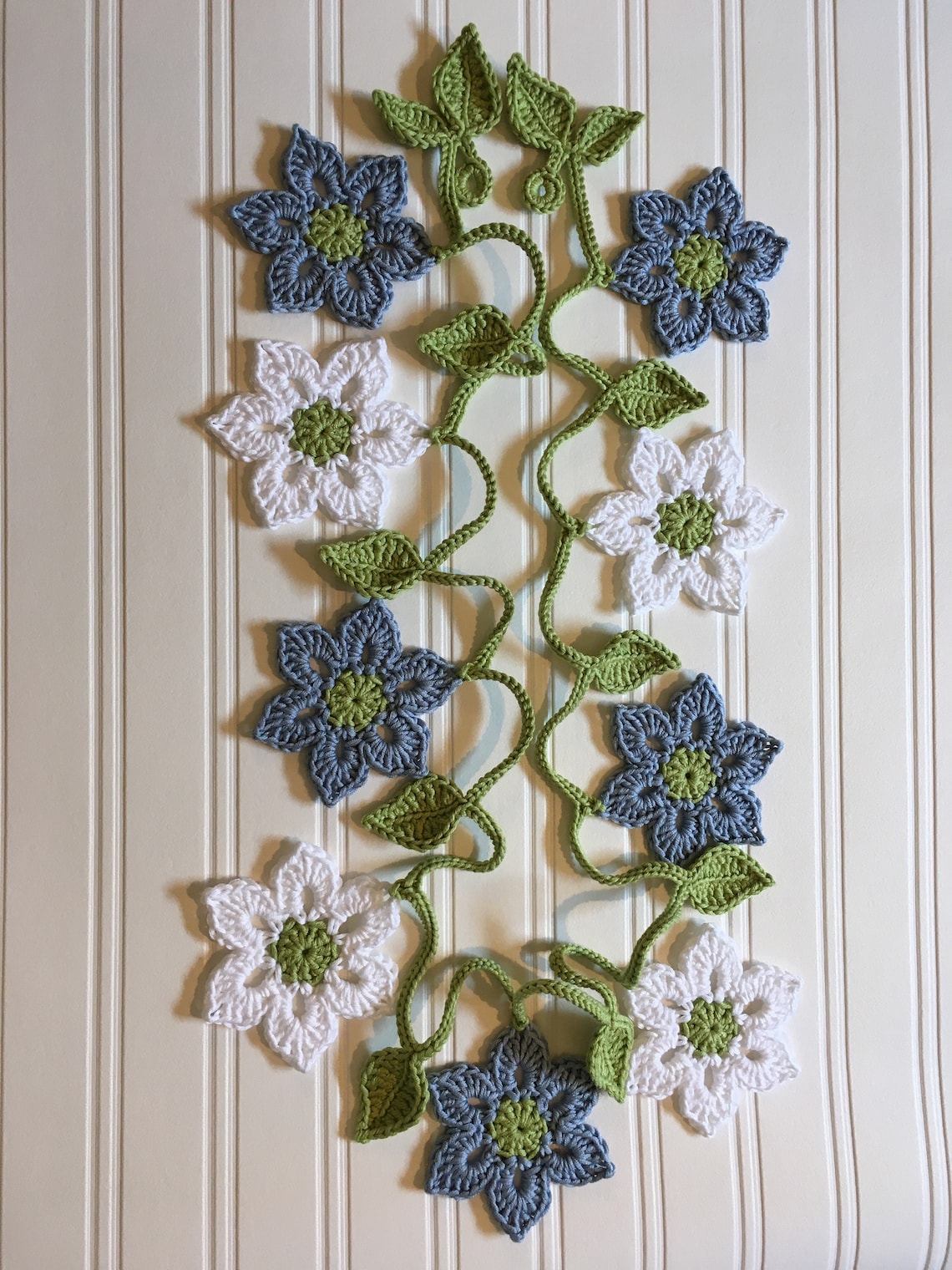 Crochet Flower Garland Bunting Etsy.de