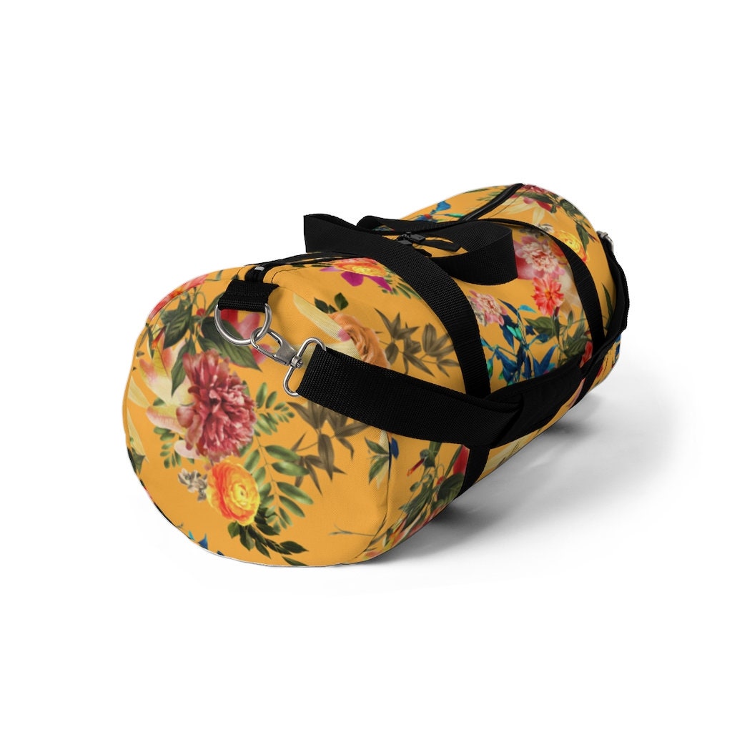 Flower Tropical Duffel Bag Designer Duffle Bag Reistas Etsy