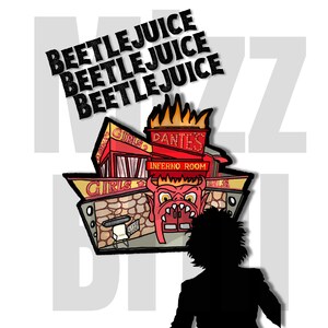 BEETLEJUICE™ Dante's Inferno Swing Dress