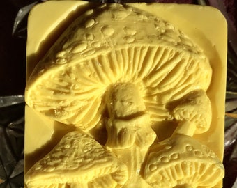 Mushroom Goats Milk Soap: Calendula Oil, Sensitive Skin, 5oz