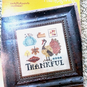 Cross stitch pattern - THANKSGIVING by Heart in Hand