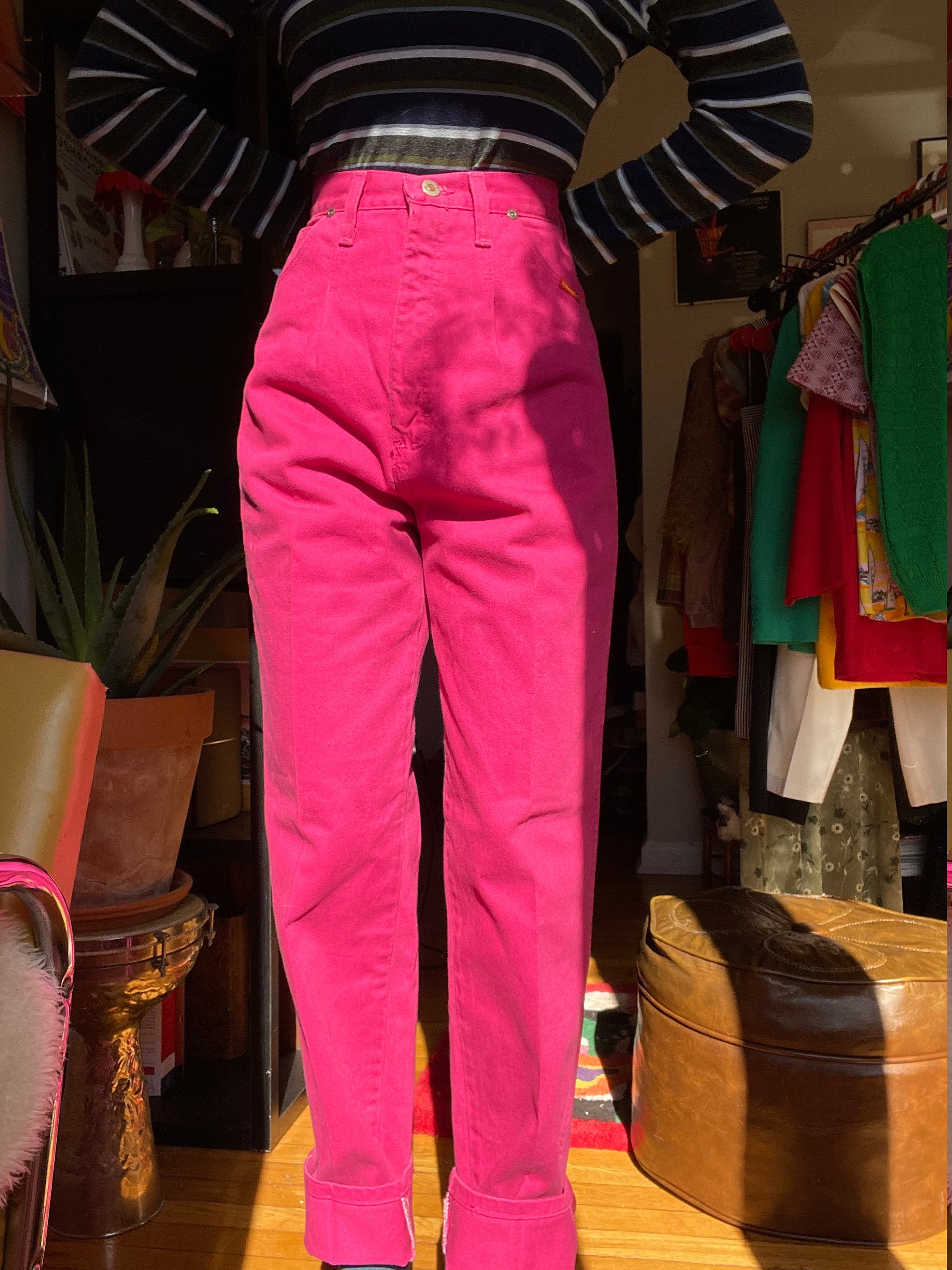 Vintage 1970s Pink Wrangler Jeans - Etsy Ireland