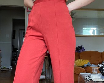 70s Rust Pants - Etsy
