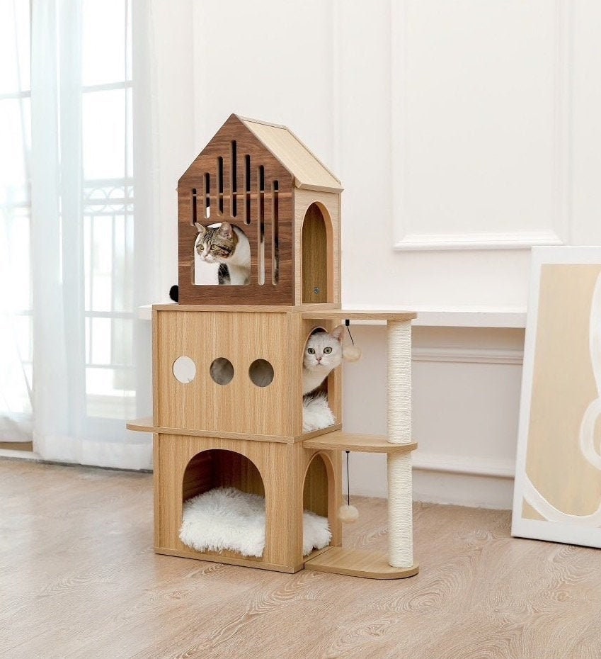 Katzenturm moderne Katzenmöbel Katzenregale - Il Fullxfull.3173425044 4uo5
