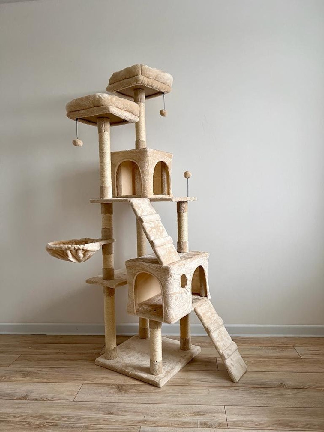 Kratzbaum holz kratzbaum katzen moderne katzenmöbel cat - Il 1080xN.4765256327 KgzD