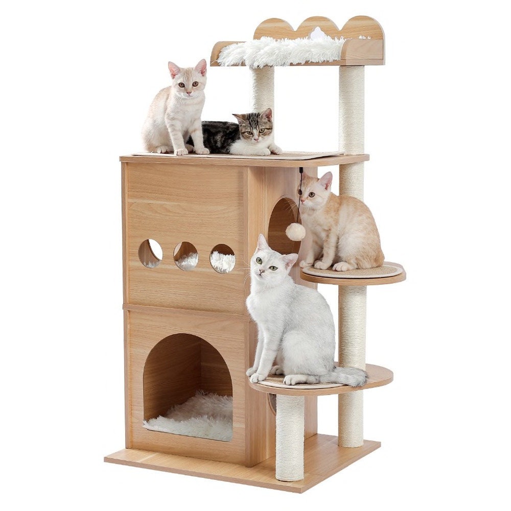 Katzenturm moderner Katzenbaum Katzenmöbel von MyVinChester - Il Fullxfull.2793433354 86yl