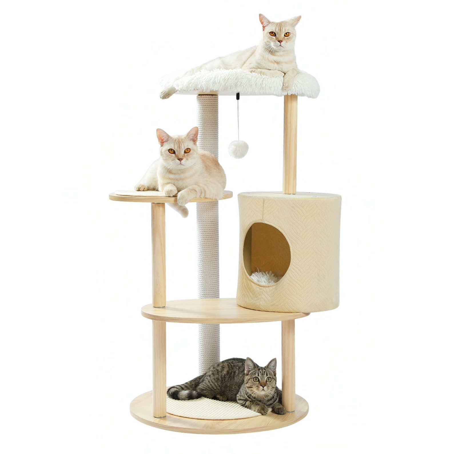 Kratzbaum holz kratzbaum katzen moderne katzenmöbel cat - Il 1588xN.3477474287 Qays