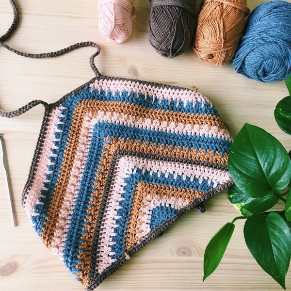 CROCHET PATTERN PDF | Crochet Top, Halter Top, Boho Crop Top, Easy Summer Top