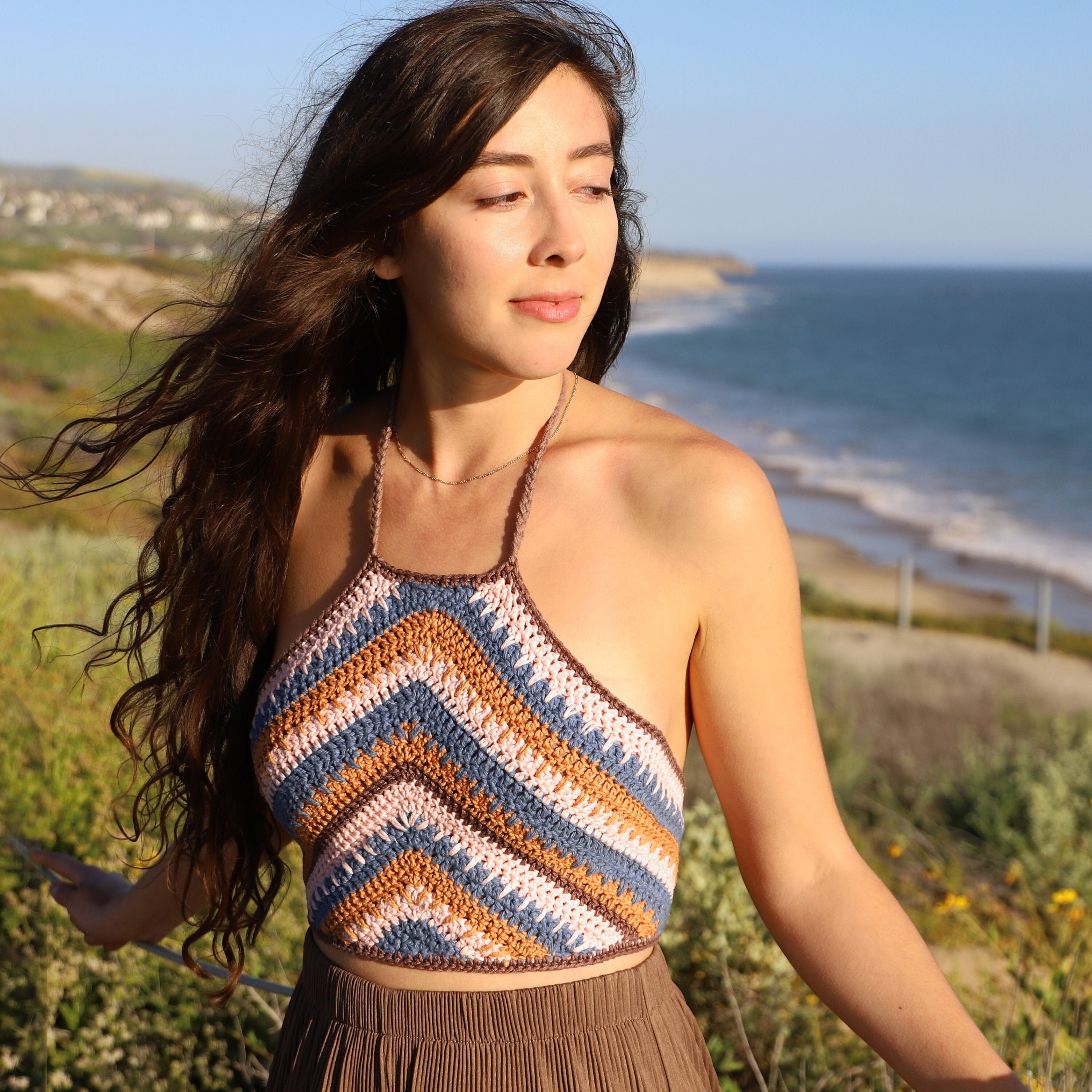 Crochet Top PATTERN | Boho Top, Easy Crochet Pattern for ANY SIZE