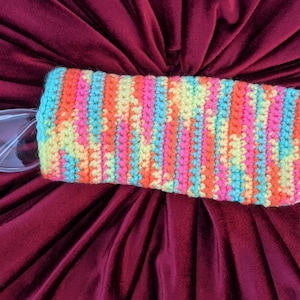 Neon glasses case | Sunglass holder | Pouch | Crochet | Handmade