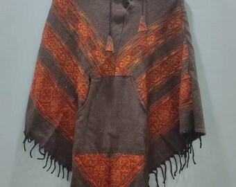 Unisex Woolen Warm Poncho | Handmade Woolen Clothes ,Woolen Poncho