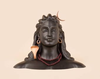 Adiyogi shiva - 12 inch , Metal statue , miniature of 112 feet Adiyogi statue, Isha adiyogi statue