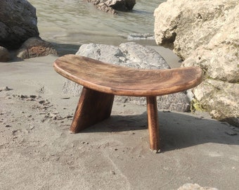 Meditation Bench, Mango wood meditation bench , foldable meditation bench , lotus position, Siddhasana, kneeling position (Vajrasana)