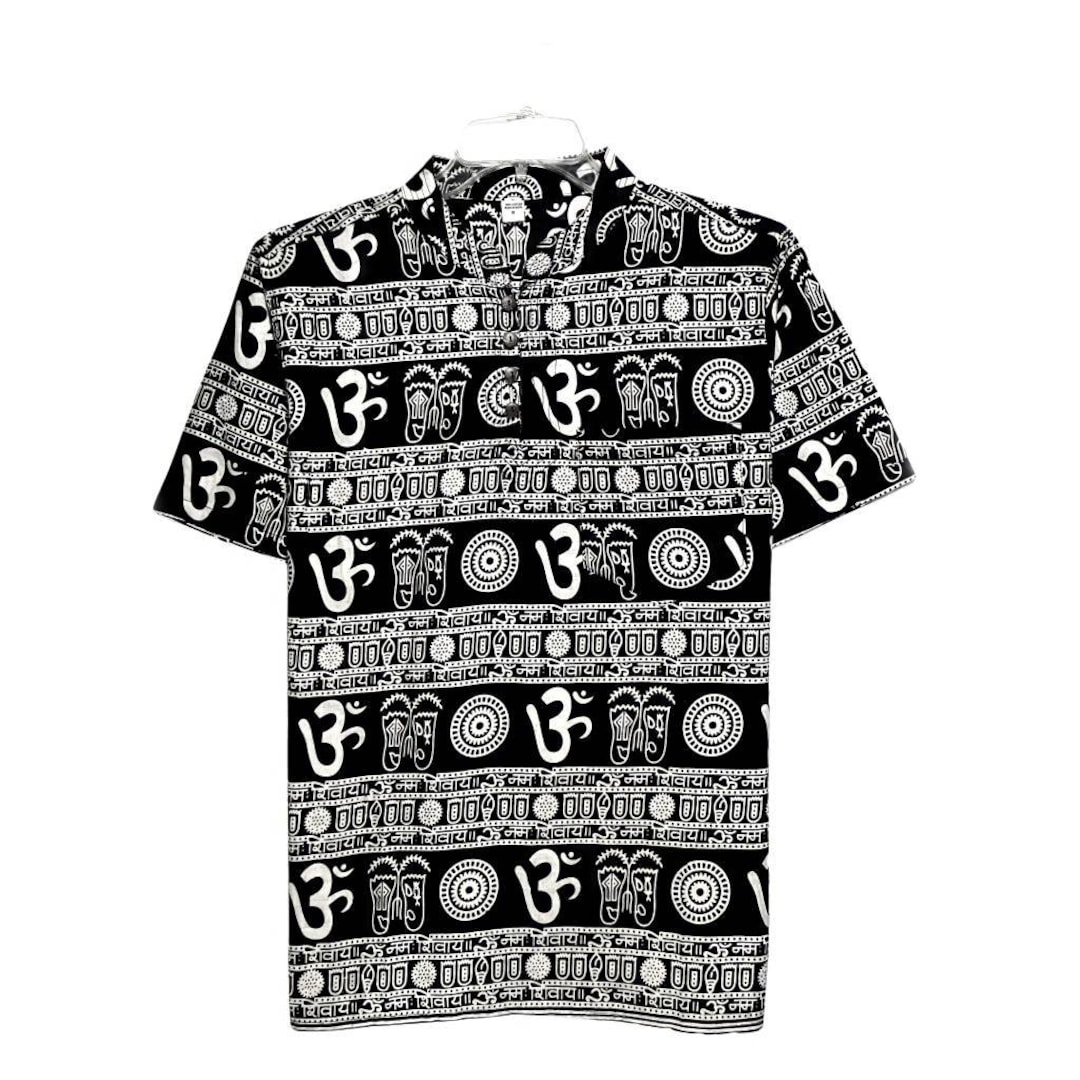 Om Shirt , Indian Tshirt , Om Print Kurta Indian Style Kurta - Etsy