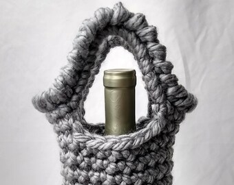 Crochet Bottle Tote