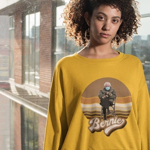 Bernie Sanders Mittens sweatshirt: A Bernie Sanders shirt (crewneck) from the Inauguration Day