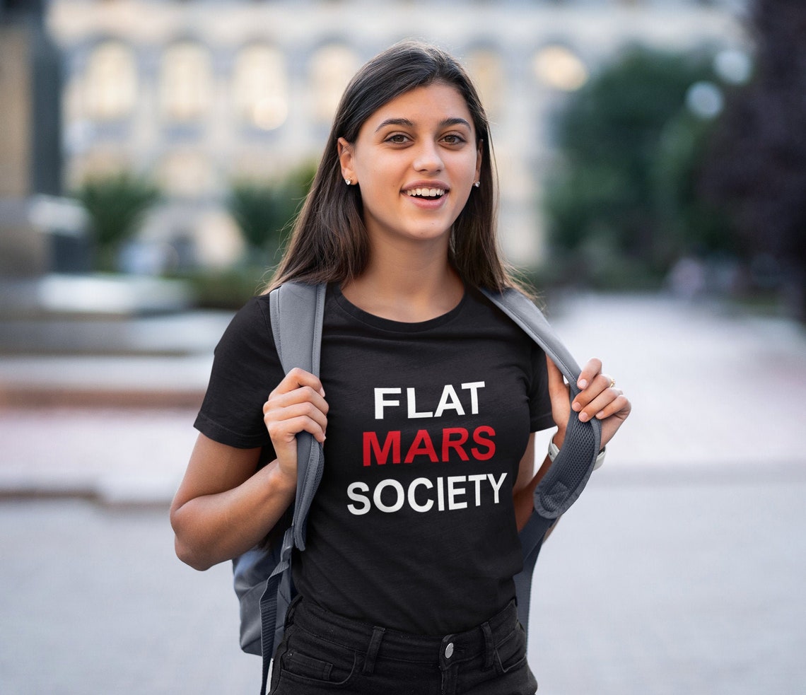 flat mars society t shirt greta