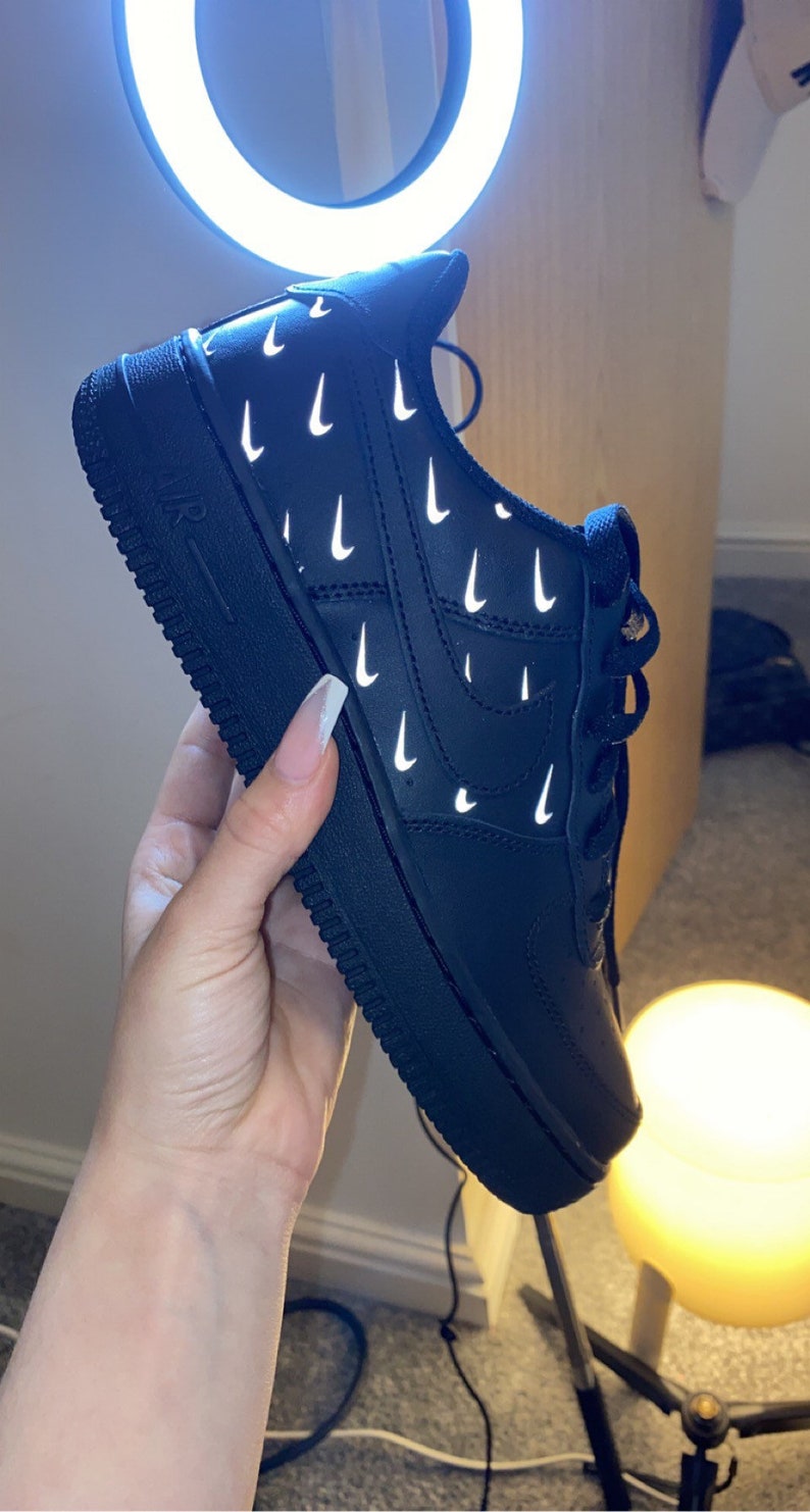 air force with neon tick