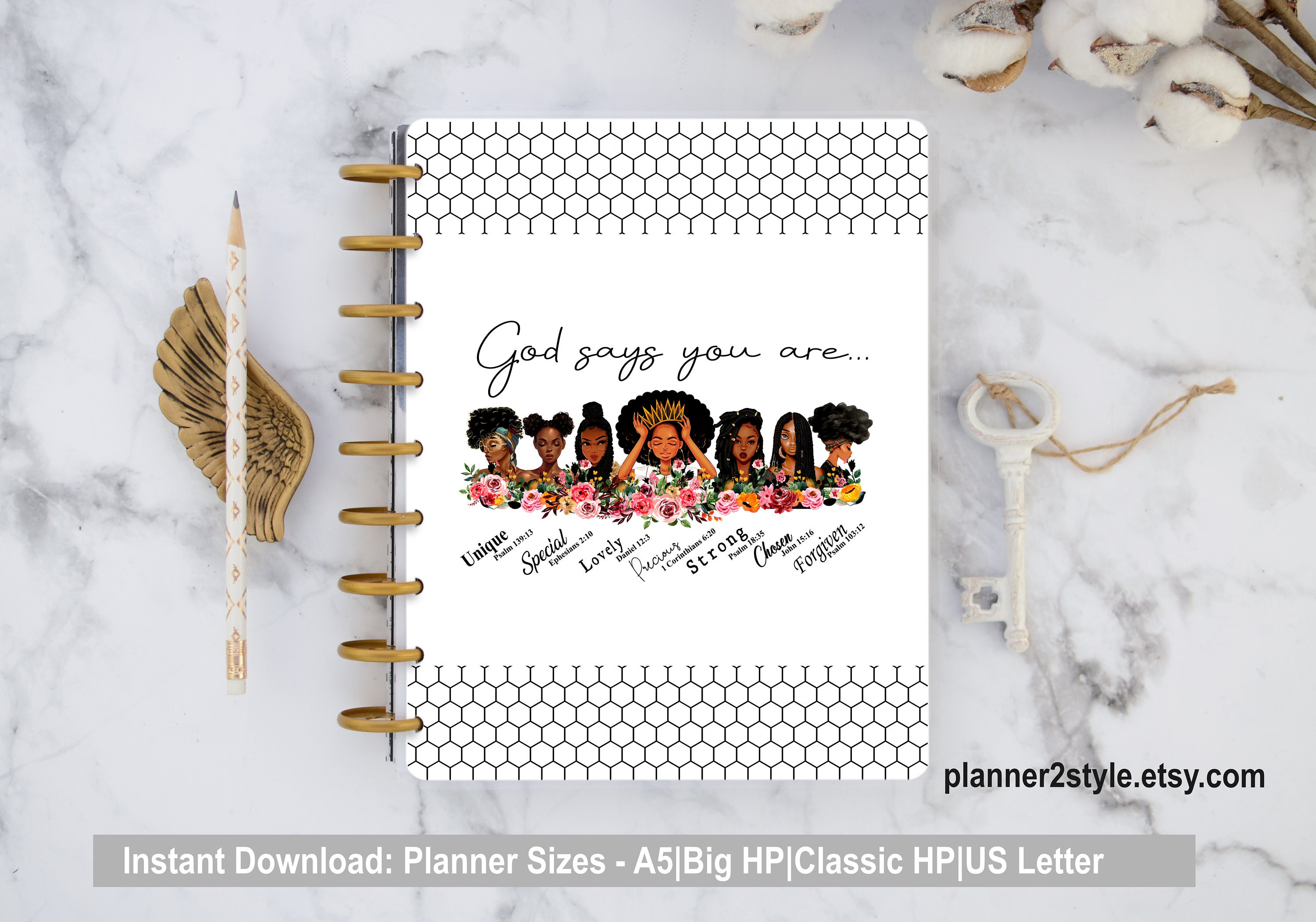Christian Planner Cover Inspirational Printable Cover Etsy