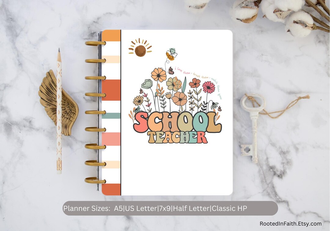 Printable Faith Planner Cover Watercolor Planner Covers Happy Planner ...