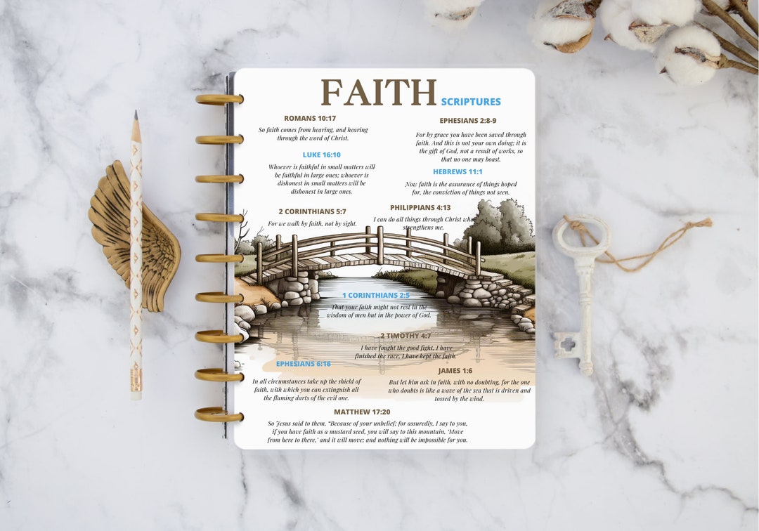 Printable Faith Planner Cover Printable Planner Covers Happy Planner ...