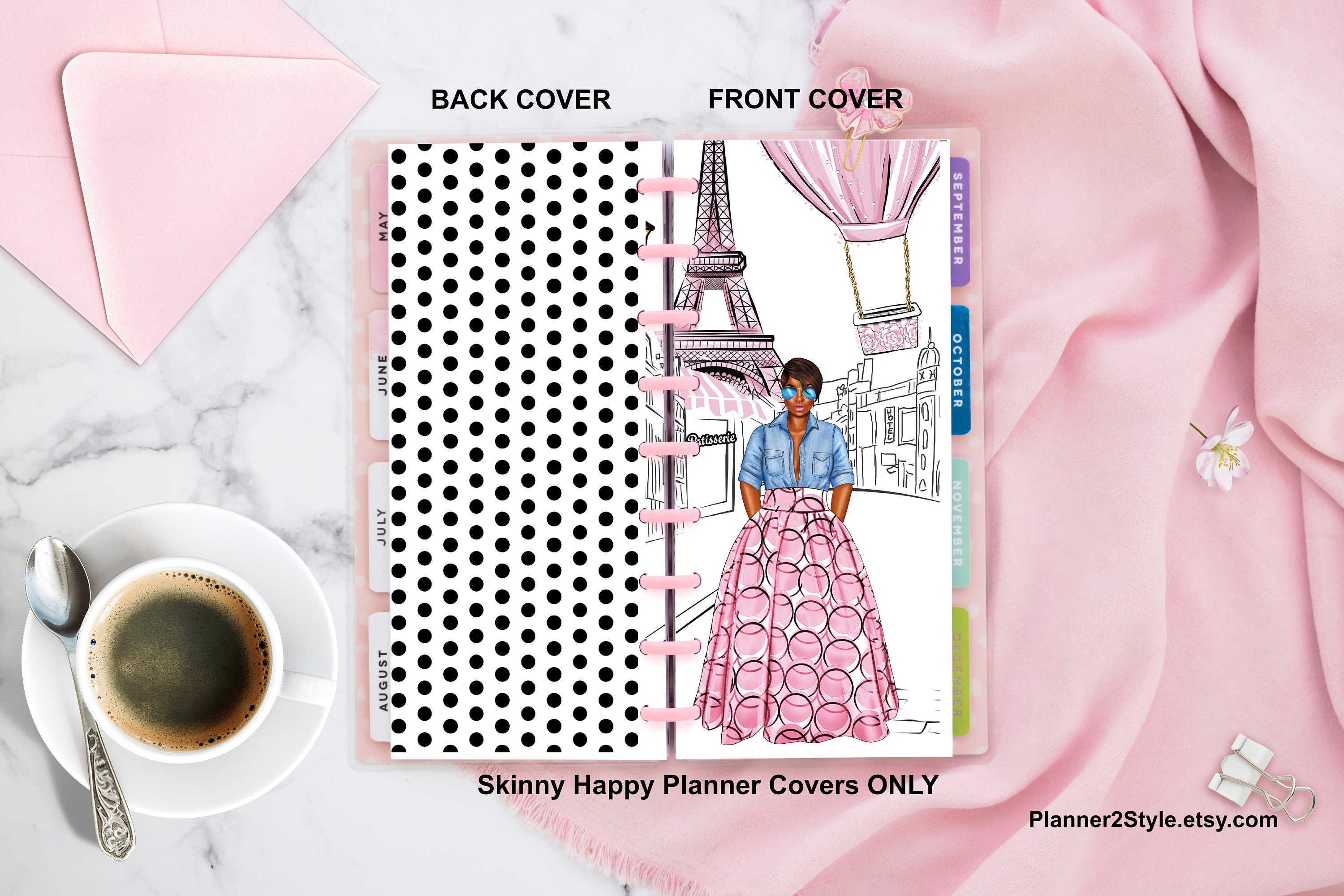 Boss Lady Skinny Happy Planner Printable Covers Business - Etsy