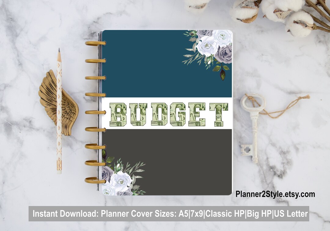 Happy Planner Budget Printable Cover Financial Printable Cover Erin ...