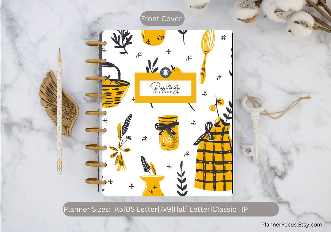 Printable Floral Planner Cover Printable Planner Covers Happy Planner ...